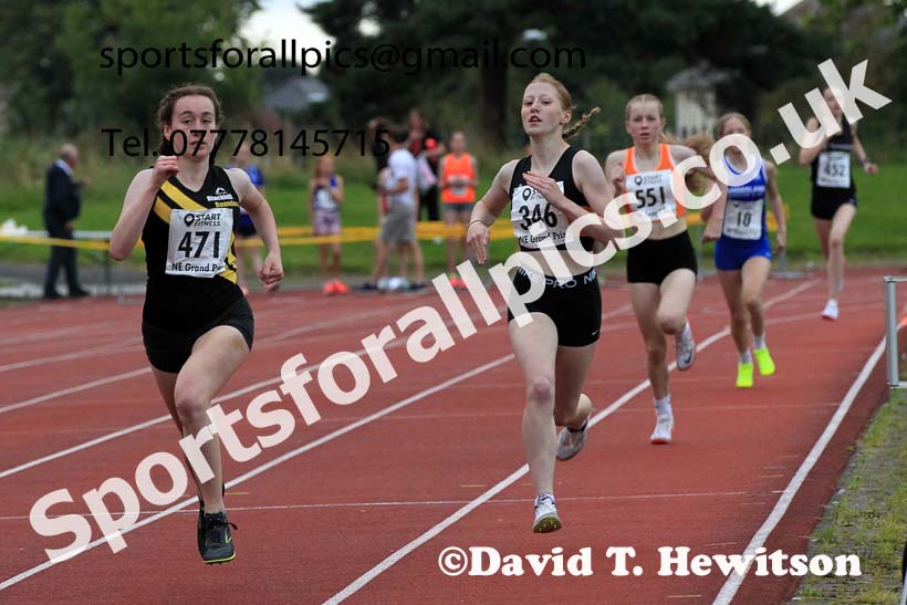 800 metres, 2023 NEGP 6 Monkton.  Photo: David T. Hewitson/Sports for All Pics